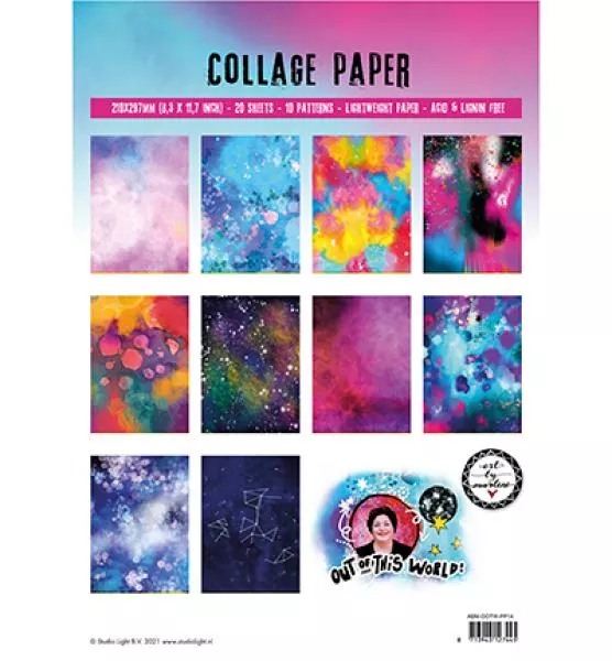 Studiolight Collage Paper Pattern Paper Out Of This World nr.14