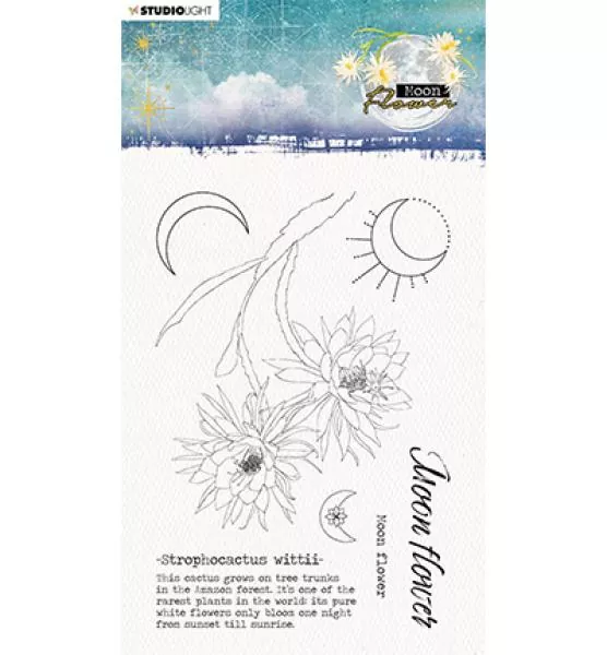 Studiolight Clear Stamp Strophocactus Wittii Moon Flower Collection nr.134