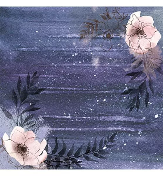 Studiolight Pad Purple night skies Moon Flower Collection nr.23