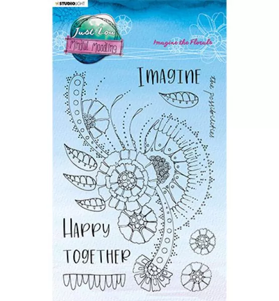 Studiolight Stamp Imagine the florals Mindful Moodling nr.189