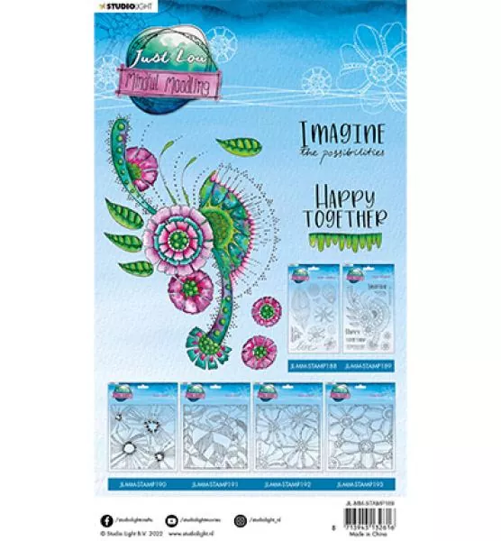 Studiolight Stamp Imagine the florals Mindful Moodling nr.189