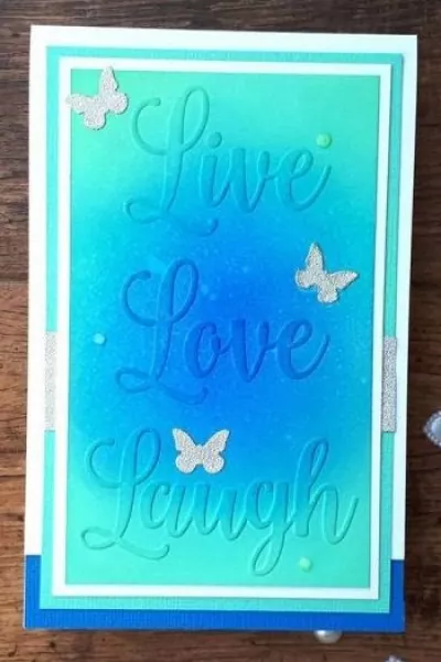 Gemini Embossing Folder (5PC) - Inspirational Words 1, Crafters Companion