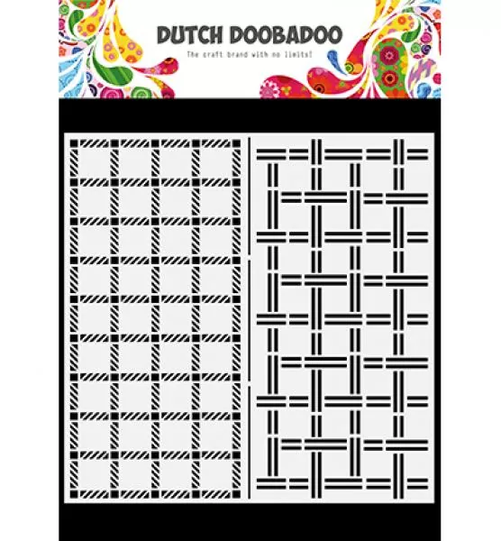 Dutch Doobadoo Dutch Mask Art Slimline Plaid