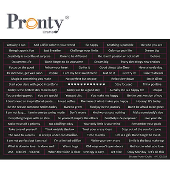 Pronty, Stickers Pay it Forward