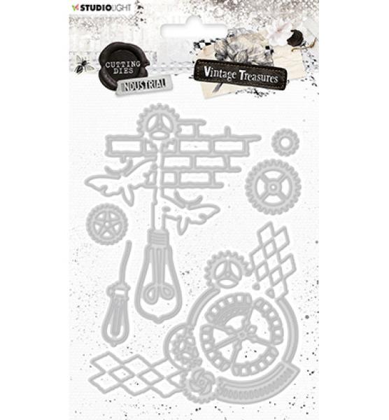 Studio Light • Vintage Treasures Cutting Dies Industrial