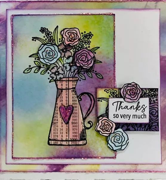 Julie Hickey Stamp Postitive Wishes