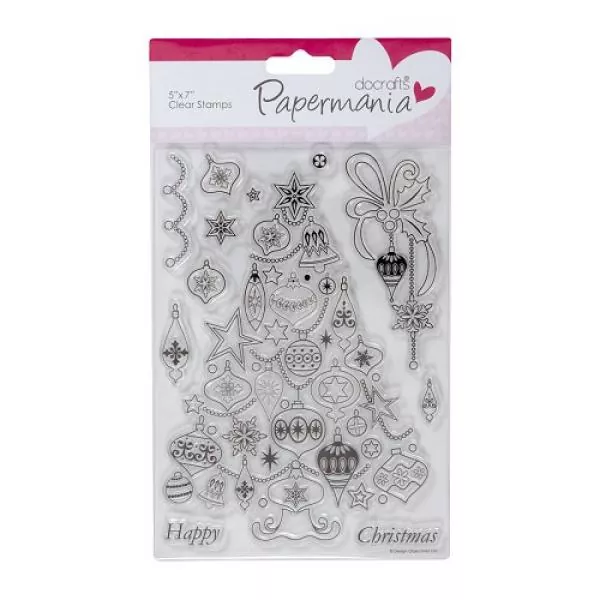 Papermania, CLEAR STAMPS - CHRISTMAS TREE