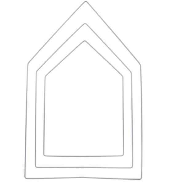 Stafil, Metallform Haus, weiß