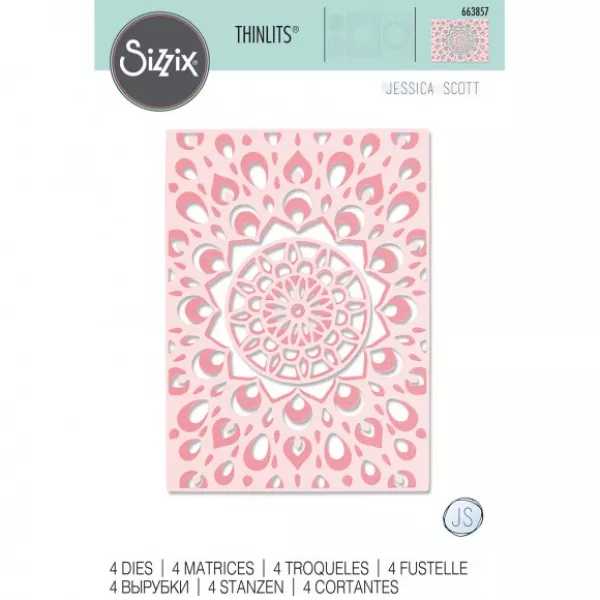 Sizzix • Thinlits die set 4pk kaleidoscope layers