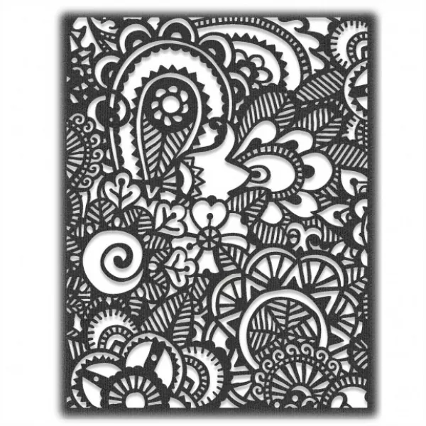 Sizzix • Thinlits die doodle art #2