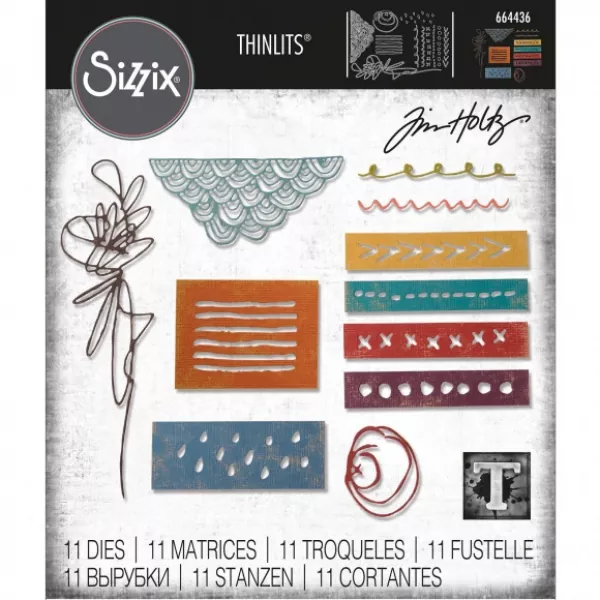 Sizzix • Thinlits die set 11pk media marks