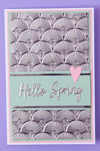 Sizzix, 3D Textured impressions Prägefolder Art Deco