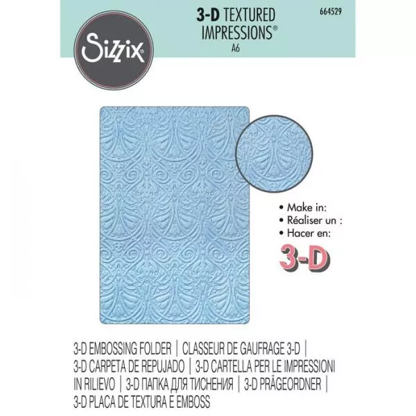 Sizzix, 3D Textured Impressions Baroque