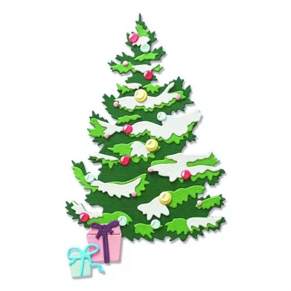 Sizzix • Thinlits die set Layered christmas tree