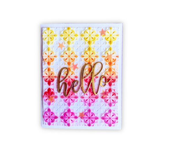 Sizzix, 3D Textured Impressions Tileable