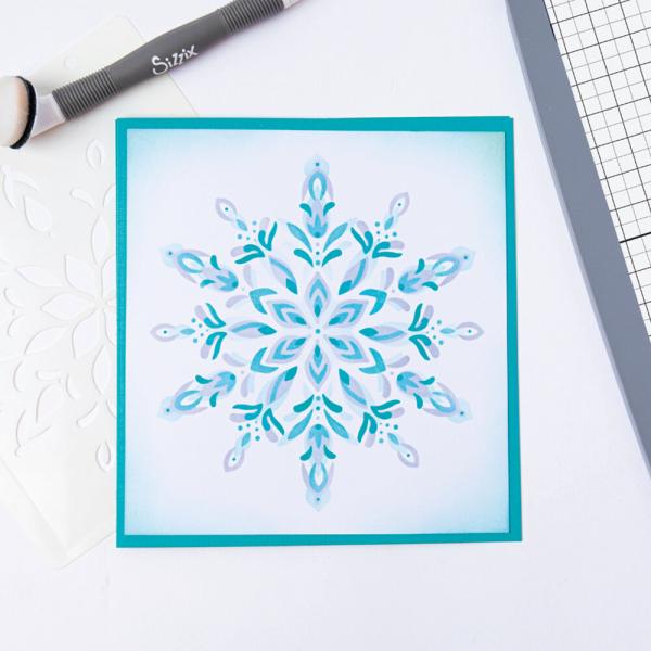 Sizzix, Layered Stencils by Olivia Rose Snowflake