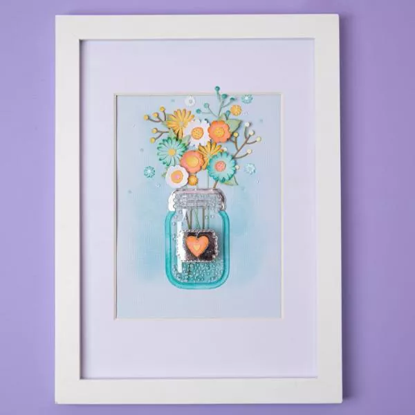 Sizzix • Thinlits die set Jar of flowers