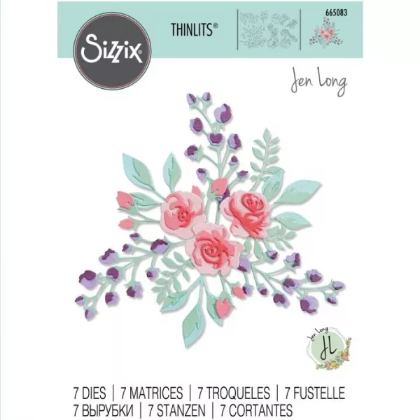 Sizzix • Thinlits die set Floral layers #2