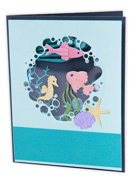 Sizzix, Thinlits Die by Olivia Rose Ocean Scene
