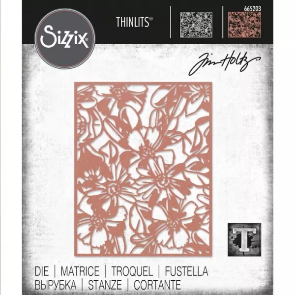 Sizzix • Thinlits die Flowery