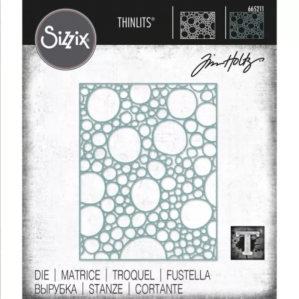 Sizzix • Thinlits die Bubbling