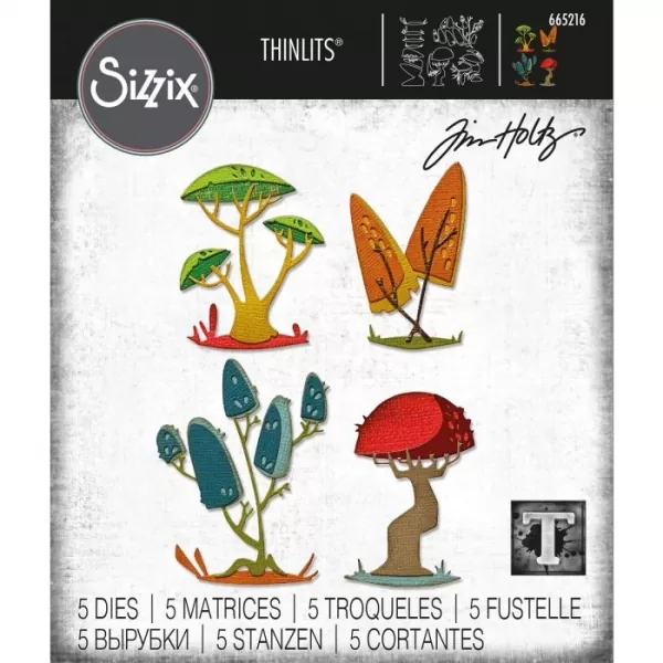 Sizzix • Thinlits die set Funky toadstools