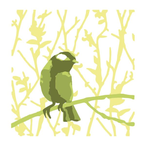 Sizzix, Layered Stencils by Olivia Rose Bird & Branches