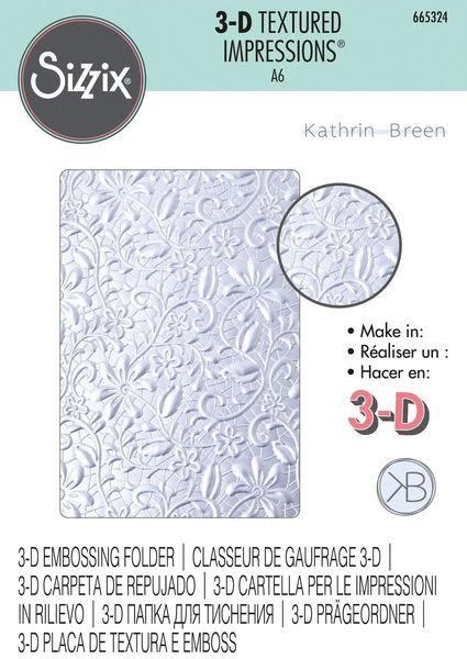 Sizzix, 3D Textured Impressions Lacey