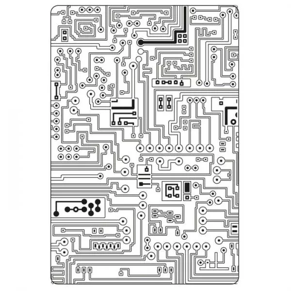 Sizzix • Multi-Level textured impressions embossing folder Circuit