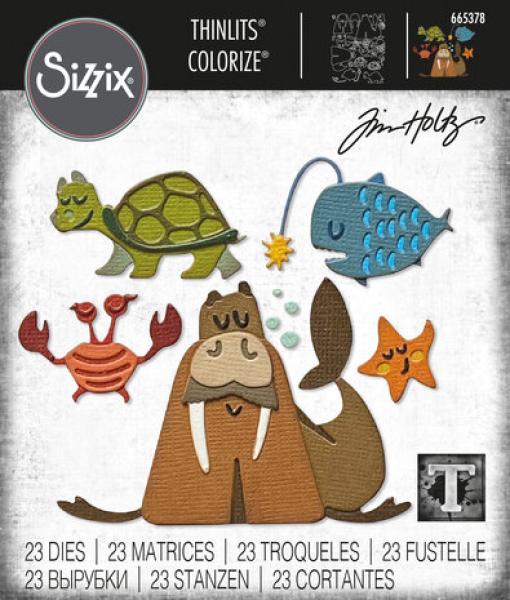 Sizzix, Thinlits Colorize by Tim Holtz Under the Sea #2