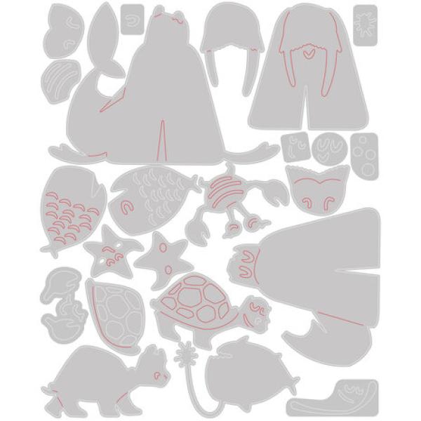 Sizzix, Thinlits Colorize by Tim Holtz Under the Sea #2