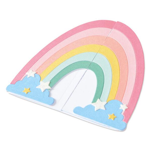 Sizzix, Thinlits Die Card, Rainbow Fold-a-Long