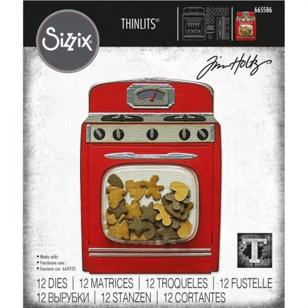 Sizzix • Thinlits die set Retro oven