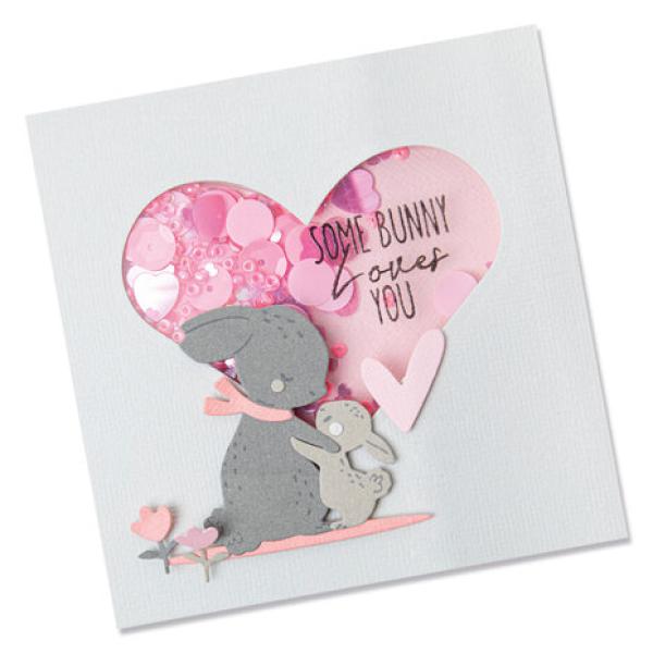 Sizzix, Framelits Die/Stamps by Olivia Rose Bunny Love