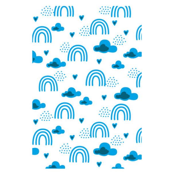 Sizzix, Multi-Level Textured Impressions by Jennifer Ogborn Rainbow Sky