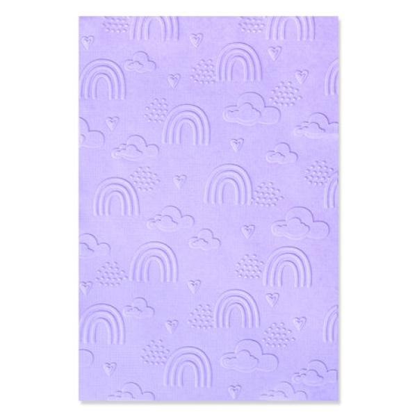 Sizzix, Multi-Level Textured Impressions by Jennifer Ogborn Rainbow Sky