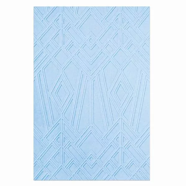 Sizzix • Multi-Level Textured Impressions Embossing Folder Geo Diamonds