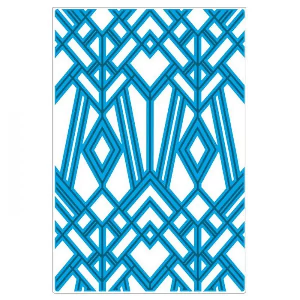 Sizzix • Multi-Level Textured Impressions Embossing Folder Geo Diamonds