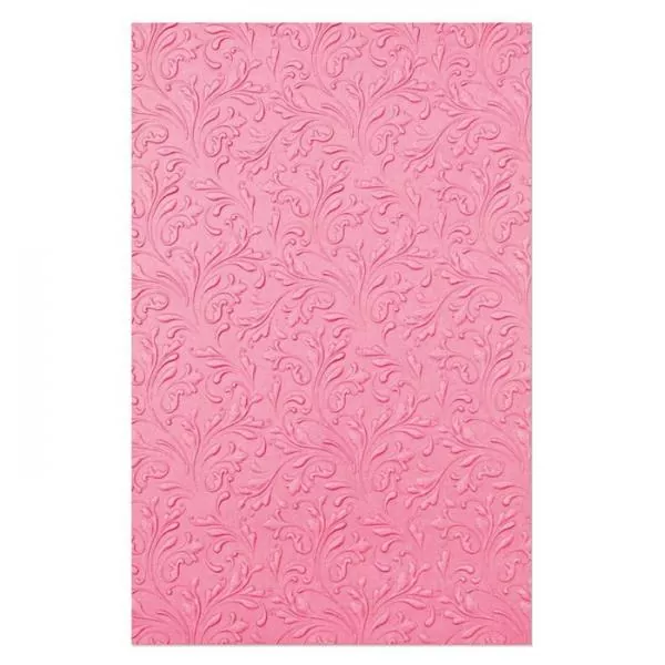 Sizzix, 3D Textured Impressions Floral Scrolls