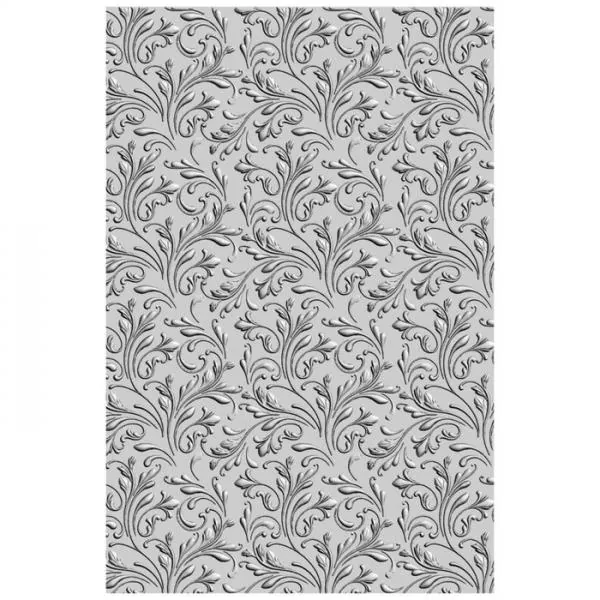 Sizzix, 3D Textured Impressions Floral Scrolls