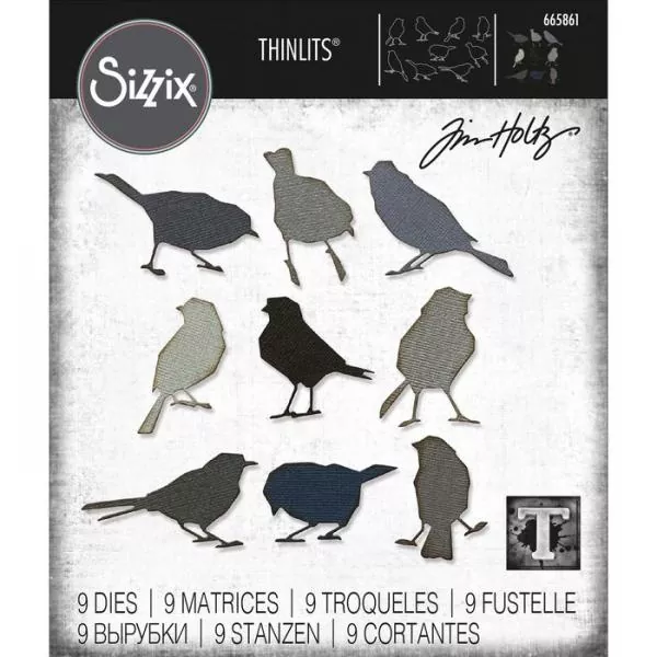 Sizzix • Thinlits Die Set Silhouette Birds