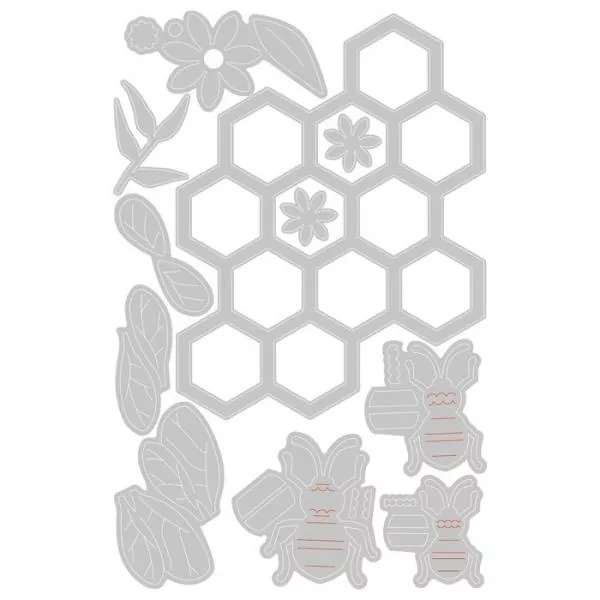 Sizzix • Thinlits Die Set Bee Hive