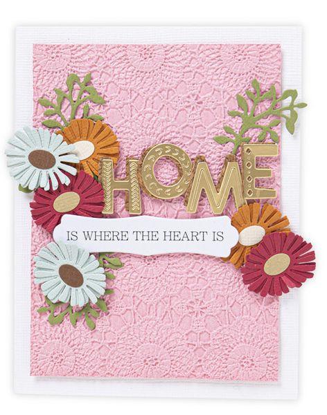 Sizzix • 3-D Textured Impressions Embossing Folder Crochet Mandala
