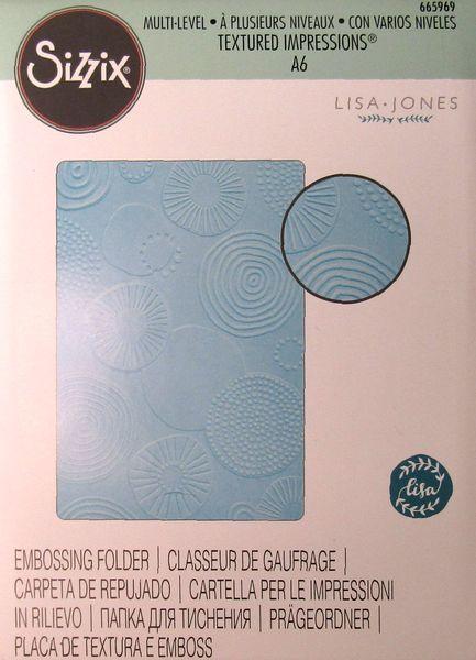 Sizzix, 3D Textured Impressions Abstract Rounds