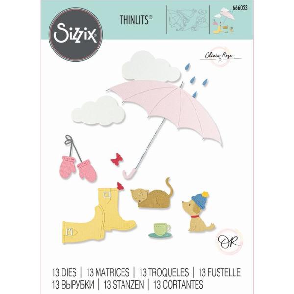 Sizzix • Thinlits Die Set Rainy Day