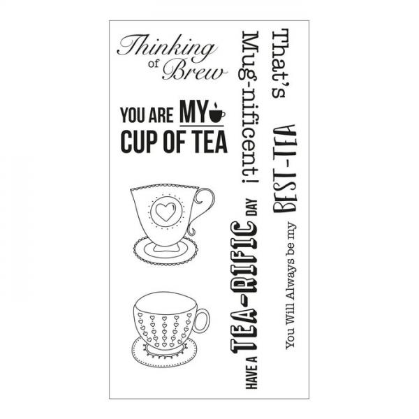 Sizzix • Clear Stamp Set Tea-rific