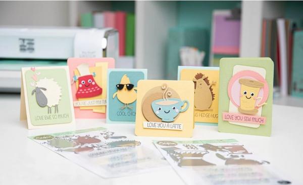 Sizzix • Thinlits Die Set Stamps Crazy Characters #1 7Stück