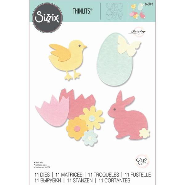 Sizzix • Thinlits Die Set Basic Easter Shapes