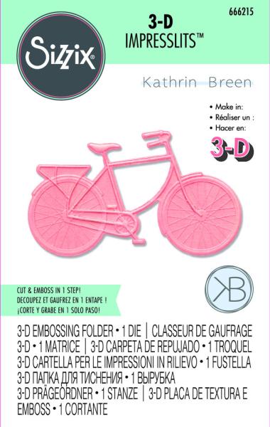 Sizzix, 3D Impresslits Bicycle