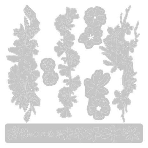 Sizzix, Thinlits Die by Olivia Rose Woodland Borders